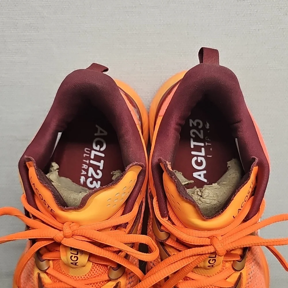 Lacoste Orange Athletic Shoes - Picture 4 of 10